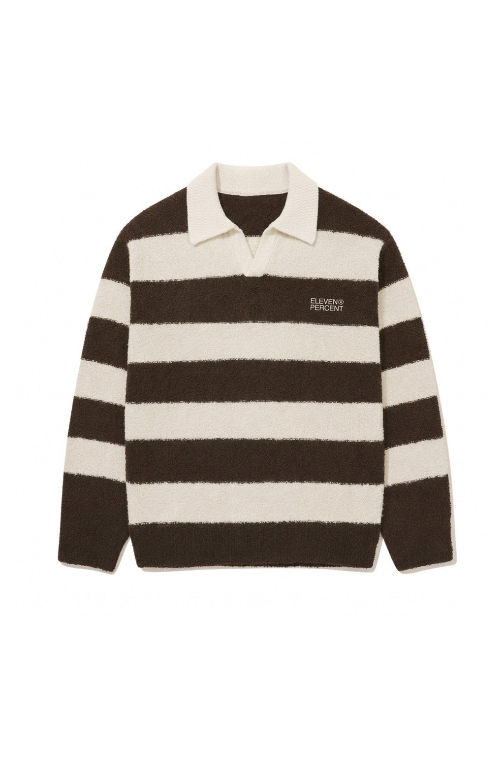 Brown Stripe Polo