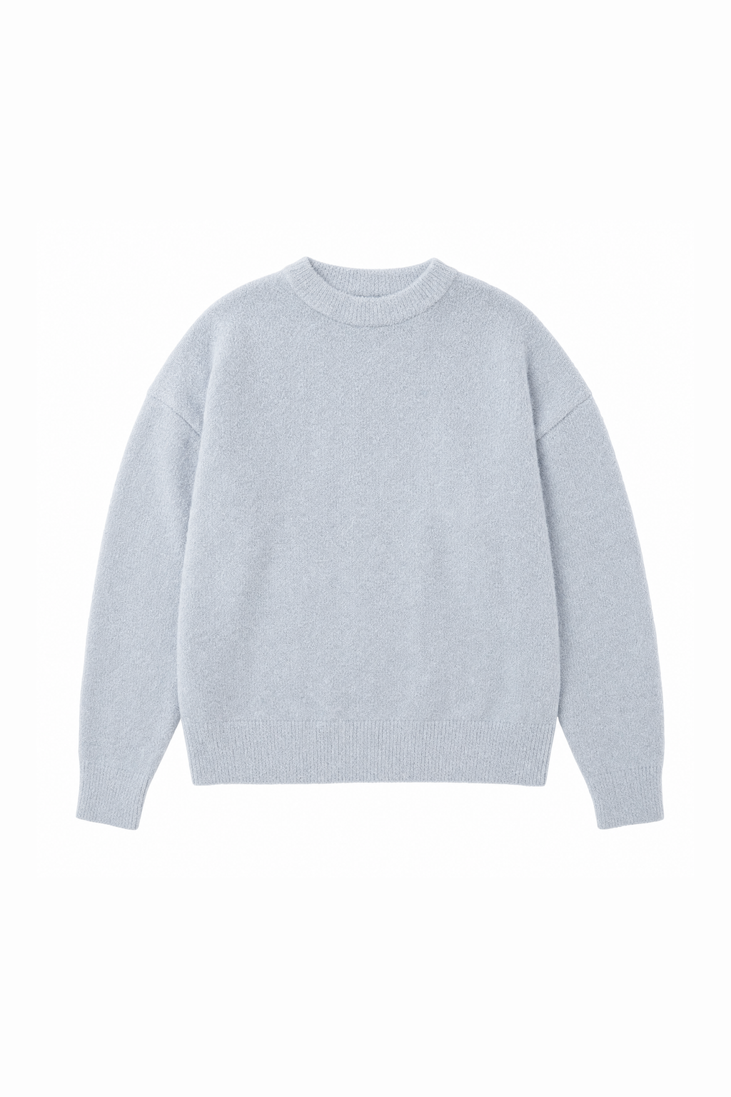 GRAY FUZZY SWEATER